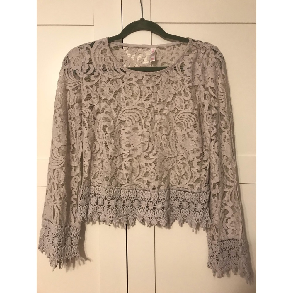 Lace Long Sleeve Top